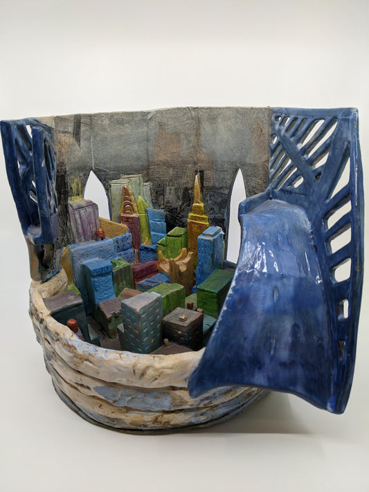 City and the Brooklyn Bridge